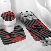 Albania Beast Bathroom Set Ripped Flag Graphic - Wonder Print Shop