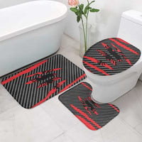 Albania Beast Bathroom Set Ripped Flag Graphic - Wonder Print Shop