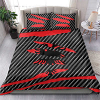 Albania Beast Bedding Set Ripped Flag Graphic - Wonder Print Shop