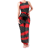 Albania Beast Family Matching Tank Maxi Dress and Hawaiian Shirt Ripped Flag Graphic - Wonder Print Shop