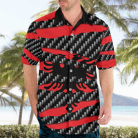 Albania Beast Hawaiian Shirt Ripped Flag Graphic - Wonder Print Shop