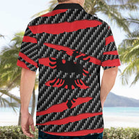 Albania Beast Hawaiian Shirt Ripped Flag Graphic - Wonder Print Shop