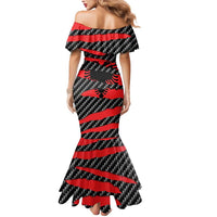 Albania Beast Mermaid Dress Ripped Flag Graphic - Wonder Print Shop
