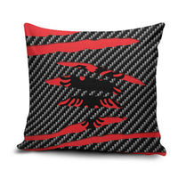 Albania Beast Pillow Cover Ripped Flag Graphic - Wonder Print Shop