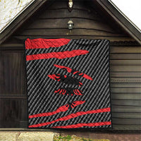 Albania Beast Quilt Ripped Flag Graphic - Wonder Print Shop