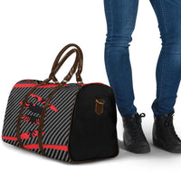 Albania Beast Travel Bag Ripped Flag Graphic - Wonder Print Shop