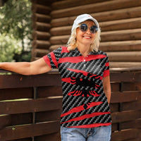 Albania Beast Women Polo Shirt Ripped Flag Graphic - Wonder Print Shop