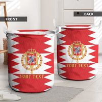 Personalized Polish-Lithuanian Commonwealth Laundry Basket Royal Coat Of Arms Style