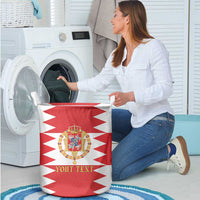 Personalized Polish-Lithuanian Commonwealth Laundry Basket Royal Coat Of Arms Style