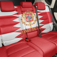 Personalized Polish-Lithuanian Commonwealth Back Car Seat Cover Royal Coat Of Arms Style