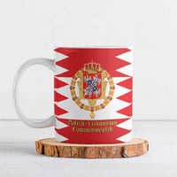 Personalized Polish-Lithuanian Commonwealth Ceramic Mug Royal Coat Of Arms Style