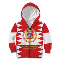 Personalized Polish-Lithuanian Commonwealth Kid Hoodie Royal Coat Of Arms Style