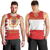 Personalized Polish-Lithuanian Commonwealth Men Tank Top Royal Coat Of Arms Style