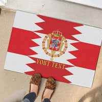 Personalized Polish-Lithuanian Commonwealth Rubber Doormat Royal Coat Of Arms Style