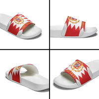 Personalized Polish-Lithuanian Commonwealth Slide Sandals Royal Coat Of Arms Style