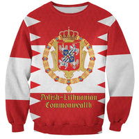 Personalized Polish-Lithuanian Commonwealth Sweatshirt Royal Coat Of Arms Style