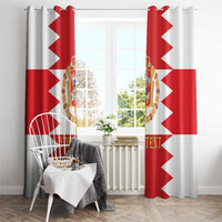 Personalized Polish-Lithuanian Commonwealth Window Curtain Royal Coat Of Arms Style
