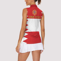 Personalized Polish-Lithuanian Commonwealth Women Sleeveless Polo Shirt Royal Coat Of Arms Style