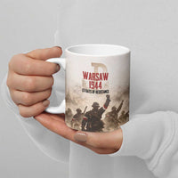 Polish Kotwica Warsaw Uprising 1944 Ceramic Mug 63 Days of Resistance WWII