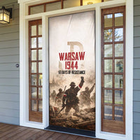 Polish Kotwica Warsaw Uprising 1944 Door Cover 63 Days of Resistance WWII