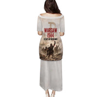 Polish Kotwica Warsaw Uprising 1944 Family Matching Puletasi and Hawaiian Shirt 63 Days of Resistance WWII