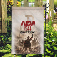 Polish Kotwica Warsaw Uprising 1944 Garden Flag 63 Days of Resistance WWII