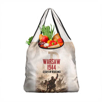 Polish Kotwica Warsaw Uprising 1944 Grocery Bag 63 Days of Resistance WWII