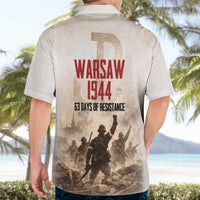 Polish Kotwica Warsaw Uprising 1944 Hawaiian Shirt 63 Days of Resistance WWII