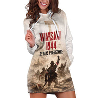 Polish Kotwica Warsaw Uprising 1944 Hoodie Dress 63 Days of Resistance WWII