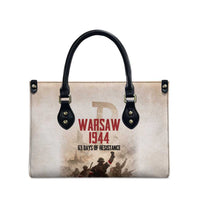 Polish Kotwica Warsaw Uprising 1944 Leather Bag 63 Days of Resistance WWII