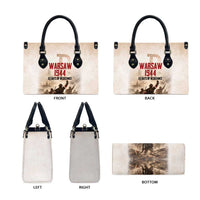 Polish Kotwica Warsaw Uprising 1944 Leather Bag 63 Days of Resistance WWII