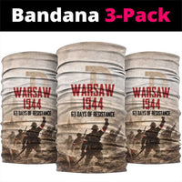 Polish Kotwica Warsaw Uprising 1944 Neck Gaiter 63 Days of Resistance WWII