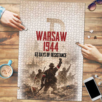 Polish Kotwica Warsaw Uprising 1944 Puzzle 63 Days of Resistance WWII
