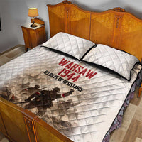 Polish Kotwica Warsaw Uprising 1944 Quilt Bed Set 63 Days of Resistance WWII