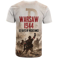 Polish Kotwica Warsaw Uprising 1944 T Shirt 63 Days of Resistance WWII