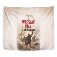 Polish Kotwica Warsaw Uprising 1944 Tapestry 63 Days of Resistance WWII