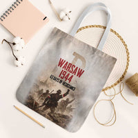 Polish Kotwica Warsaw Uprising 1944 Tote Bag 63 Days of Resistance WWII