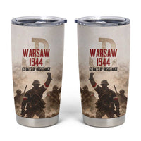 Polish Kotwica Warsaw Uprising 1944 Tumbler Cup 63 Days of Resistance WWII