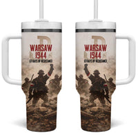 Polish Kotwica Warsaw Uprising 1944 Tumbler With Handle 63 Days of Resistance WWII