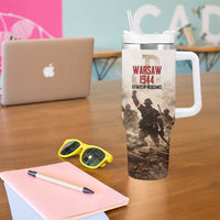 Polish Kotwica Warsaw Uprising 1944 Tumbler With Handle 63 Days of Resistance WWII