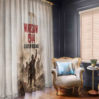 Polish Kotwica Warsaw Uprising 1944 Window Curtain 63 Days of Resistance WWII