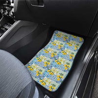 Sicily Italy Lemon Maiolica Car Mats Sicilian Citrus Tile Mediterranean Art