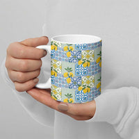 Sicily Italy Lemon Maiolica Ceramic Mug Sicilian Citrus Tile Mediterranean Art