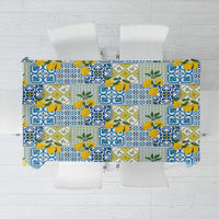 Sicily Italy Lemon Maiolica Tablecloth Sicilian Citrus Tile Mediterranean Art