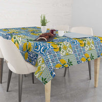 Sicily Italy Lemon Maiolica Tablecloth Sicilian Citrus Tile Mediterranean Art