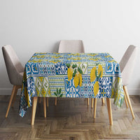 Sicily Italy Lemon Maiolica Tablecloth Sicilian Citrus Tile Mediterranean Art