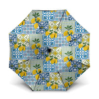 Sicily Italy Lemon Maiolica Umbrella Sicilian Citrus Tile Mediterranean Art