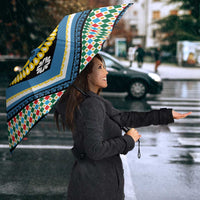 Sicily Italy Carretto Siciliano Umbrella Azure Sicilian Cart Wheel Pattern