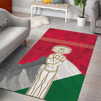 Italy Abruzzo Area Rug Emblem With Flag Style - Wonder Print Shop