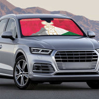 Italy Abruzzo Auto Sun Shade Emblem With Flag Style - Wonder Print Shop